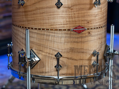 Craviotto Private Reserve Curly Maple Drum Set with Walnut Inlay 20/12/14/14