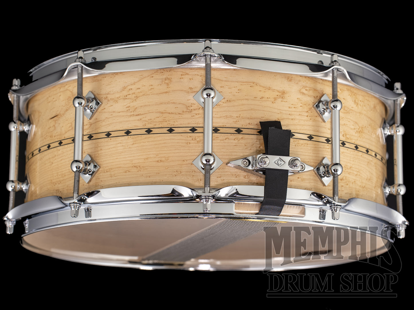 Craviotto 14x5.5 Private Reserve Birdseye Maple Snare Drum with Maple Inlay