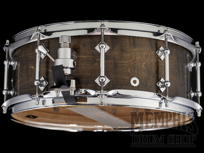 Craviotto 14x5.5 Private Reserve Curly Maple Snare Drum - Medium Ebonized