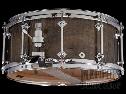 Craviotto 14x6.5 Private Reserve Curly Maple Snare Drum - Medium Ebonized