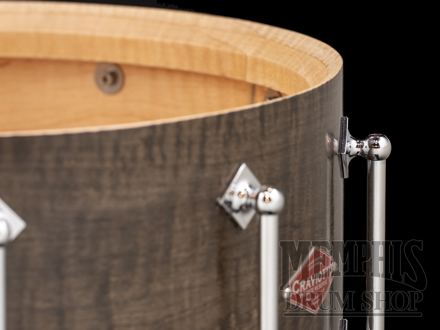 Craviotto 14x6.5 Private Reserve Curly Maple Snare Drum - Medium