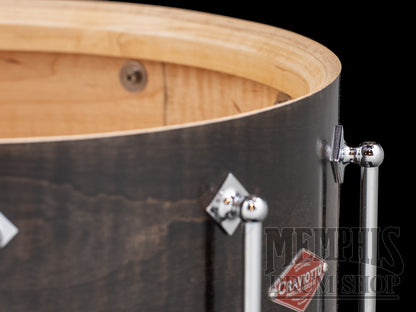 Craviotto 14x6.5 Private Reserve Curly Maple Snare Drum - Dark Ebonized