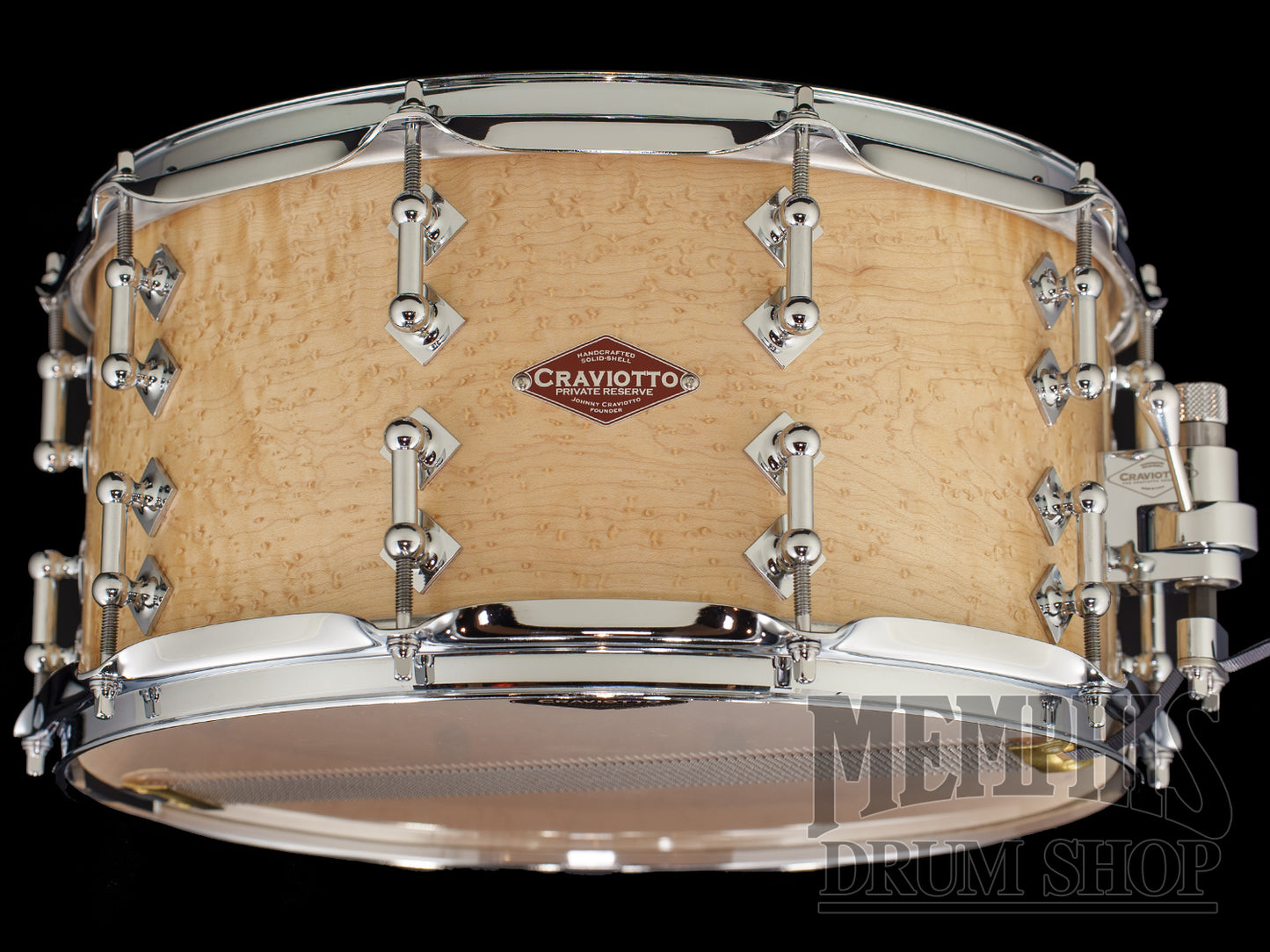 Craviotto 14x7 Private Reserve Birdseye Maple Snare Drum