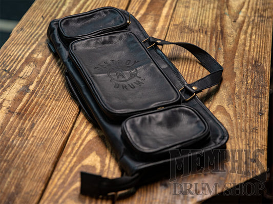 Destroy A Drum Goat Leather Drumstick Bag - Black