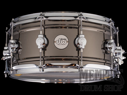 DW 14x6.5 Design Series Black Nickel Over Brass Snare Drum