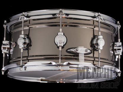 DW 14x6.5 Design Series Black Nickel Over Brass Snare Drum