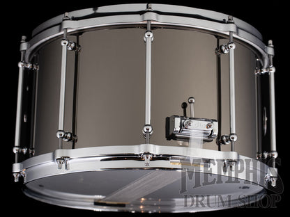 DW 14x8 Collector's Series Black Nickel Over Brass Snare Drum with Tube Lugs and Die-cast Hoops