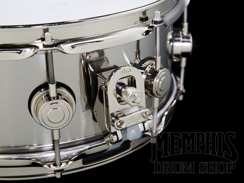 DW 14x5.5 Collector's Series Stainless Steel Snare Drum with Nickel Hardware