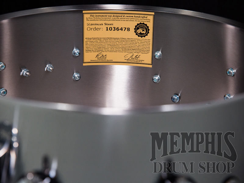 DW 14x6.5 Collector's Series Stainless Steel Snare Drum