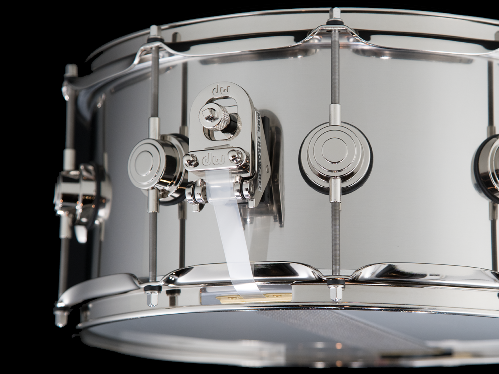 DW 14x6.5 Collector's Series Stainless Steel Snare Drum with Nickel Hardware