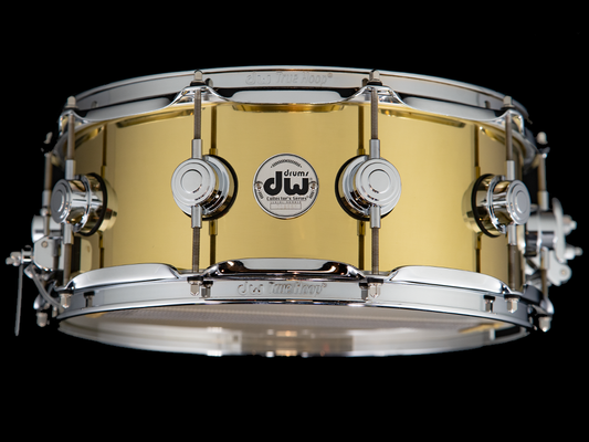 DW 14x5.5 Collector's Series Bell Brass Snare Drum