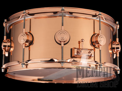 DW 14x6.5 Collector's Series Polished Copper Snare Drum with Copper Hardware
