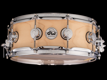 DW 14x5 Collector's Series Maple VLT Snare Drum - Natural Satin Oil