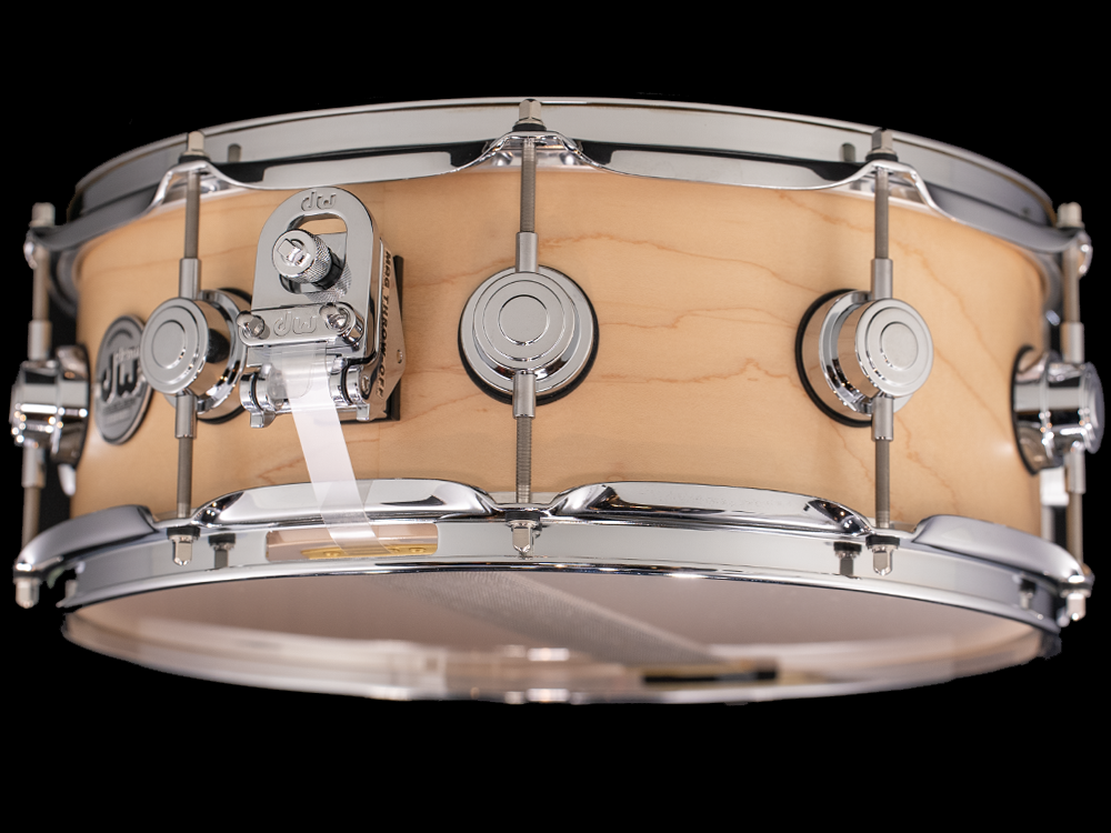 DW 14x5 Collector's Series Maple VLT Snare Drum - Natural Satin Oil