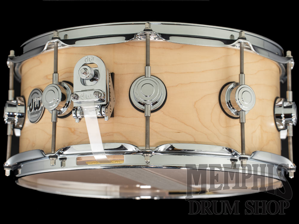 DW 14x6 Collector's Series Maple VLT Snare Drum - Natural Satin Oil