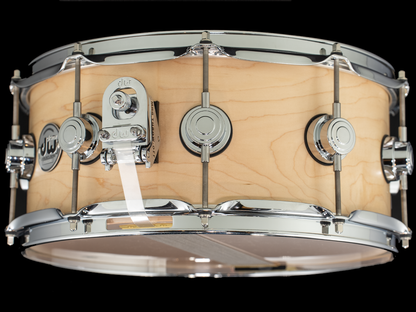 DW 14x6 Collector's Series Maple VLT Snare Drum - Natural Satin Oil