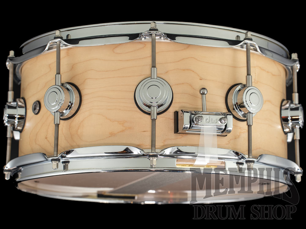 DW 14x6 Collector's Series Maple VLT Snare Drum - Natural Satin Oil