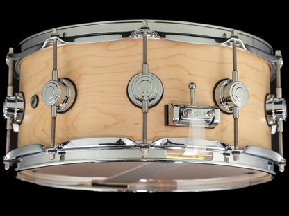 DW 14x6 Collector's Series Maple VLT Snare Drum - Natural Satin Oil