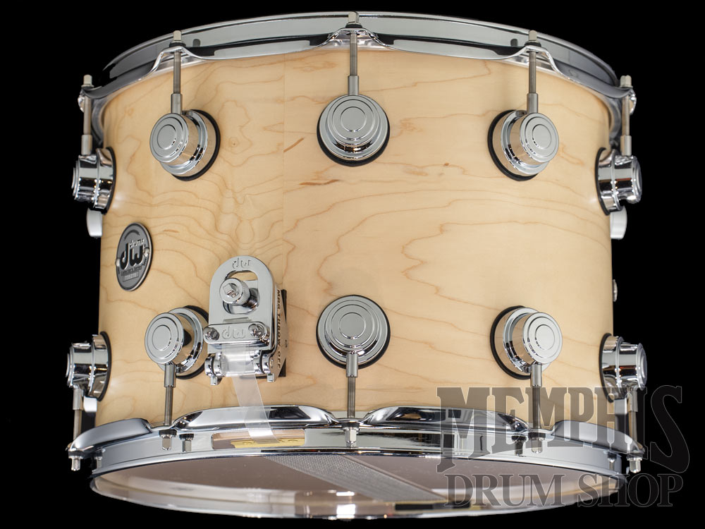 DW 14x10 Collector's Series Maple VLT Snare Drum - Natural Satin