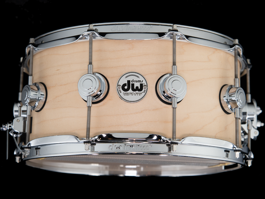 DW 14x6.5 Collector's Series Maple VLT Snare Drum - Natural Satin Oil