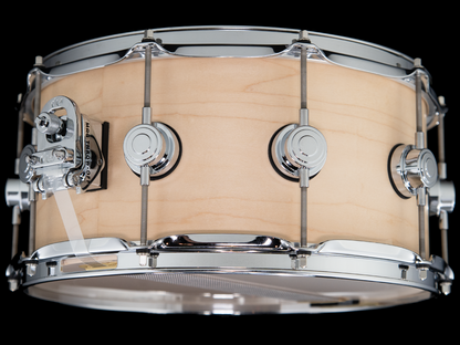 DW 14x6.5 Collector's Series Maple VLT Snare Drum - Natural Satin Oil