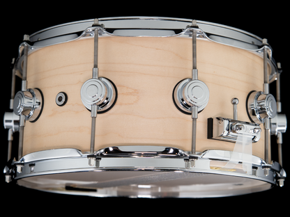 DW 14x6.5 Collector's Series Maple VLT Snare Drum - Natural Satin Oil