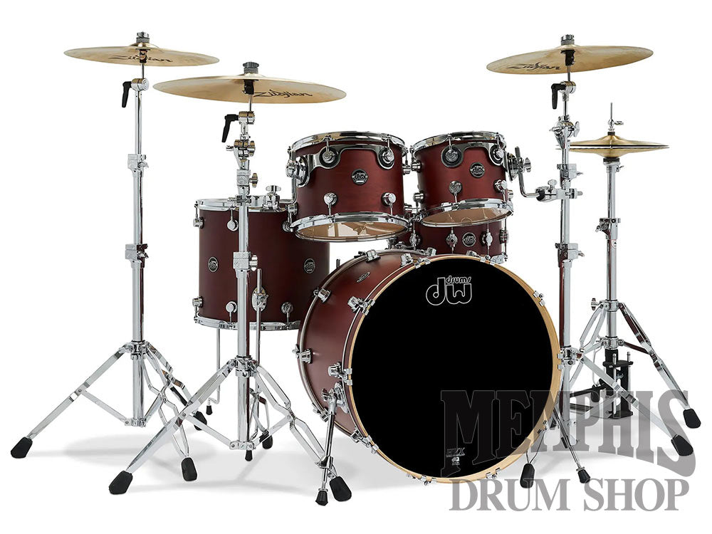 DW Performance Series Maple Drum Set 22/10/12/16 - Tobacco Stain