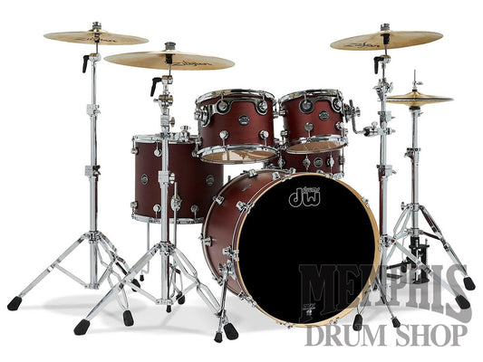DW Performance Series Maple Drum Set 22/10/12/16 - Tobacco Stain