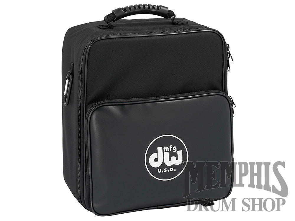 DW MFG Series Machined Chain Drive Double Bass Drum Pedal with Case - XF Extended Footboard