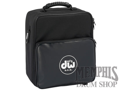 DW MFG Series Machined Chain Drive Double Bass Drum Pedal with Case - XF Extended Footboard