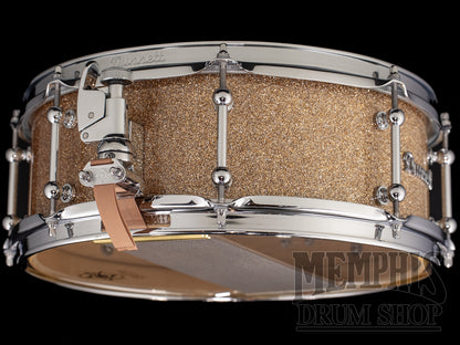 Dunnett Classic 14x5.5 StereoPly Maple/Poplar Snare Drum - B20 Copper Sparkle