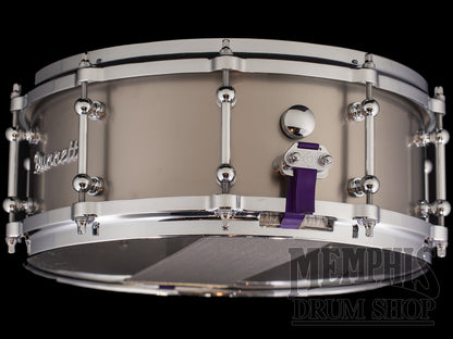 Dunnett Classic 14x5.5 Titanium Snare Drum with Die-Cast Hoops - Raw