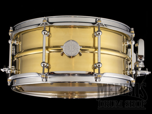 Dunnett Classic 14x6.5 Model 2N Brass Snare Drum - Polished