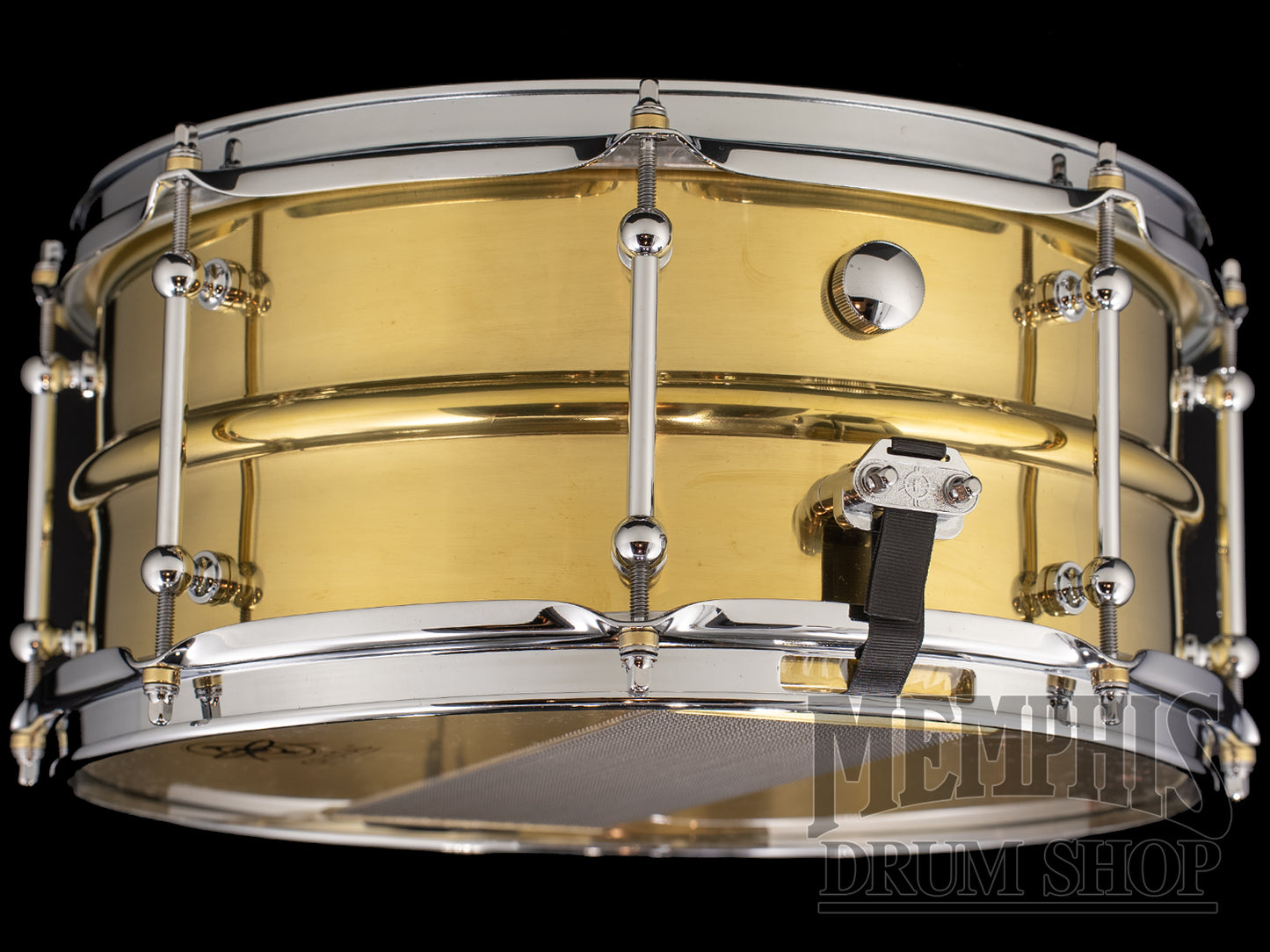 Dunnett Classic 14x6.5 Model 2N Brass Snare Drum - Polished
