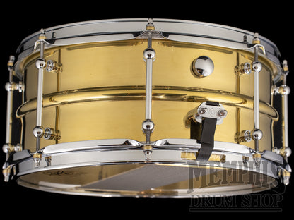 Dunnett Classic 14x6.5 Model 2N Brass Snare Drum - Polished