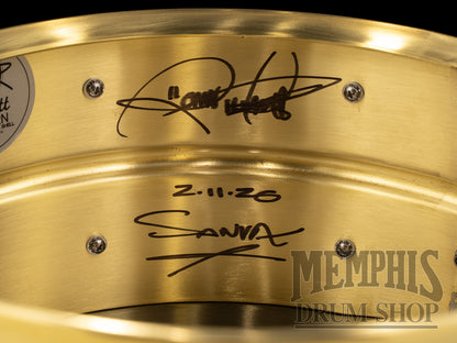 Dunnett Classic 14x6.5 Model 2N Brass Snare Drum - Polished