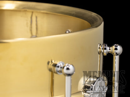 Dunnett Classic 14x6.5 Model 2N Brass Snare Drum - Polished