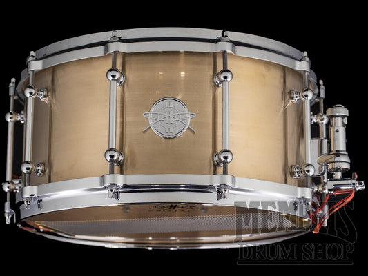Dunnett Classic 14x7 Model K Cast Bronze Snare Drum with Die-Cast Hoops - Machine Lathed