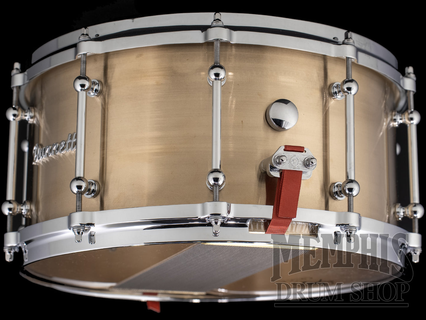 Dunnett Classic 14x7 Model K Cast Bronze Snare Drum with Die-Cast Hoops - Machine Lathed