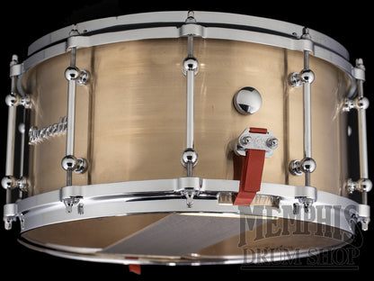 Dunnett Classic 14x7 Model K Cast Bronze Snare Drum with Die-Cast Hoops - Machine Lathed