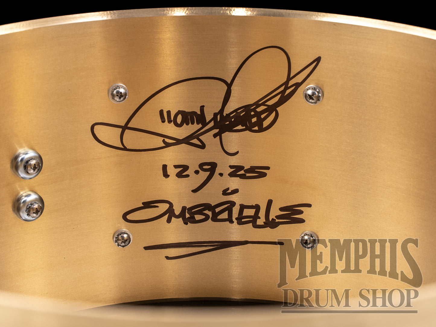 Dunnett Classic 14x7 Model K Cast Bronze Snare Drum with Die-Cast Hoops - Machine Lathed