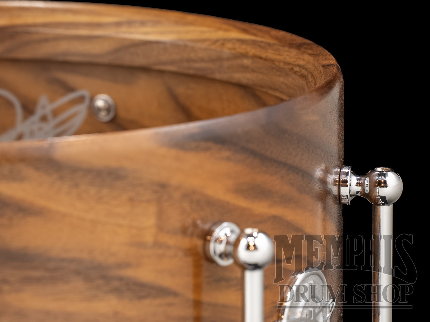 Dunnett Classic 14x7 Monoply Solid Walnut Snare Drum with Cold Rolled Hoops - Matte Natural