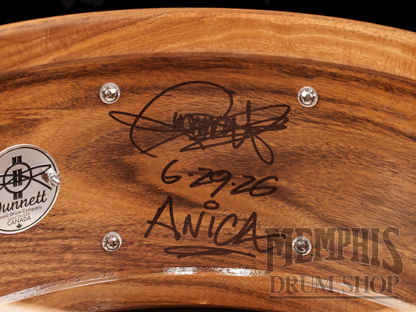 Dunnett Classic 14x7 StereoPly Acacia Snare Drum