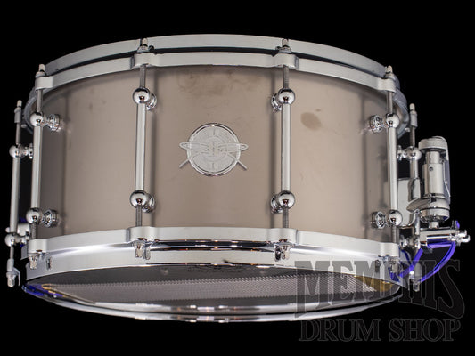 Dunnett Classic 14x7 Titanium Snare Drum with 10 Lugs and Die-Cast Hoops