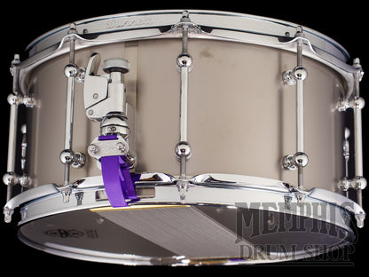 Dunnett Classic 14x7.0 Titanium Snare Drum with 10 Lugs - Raw