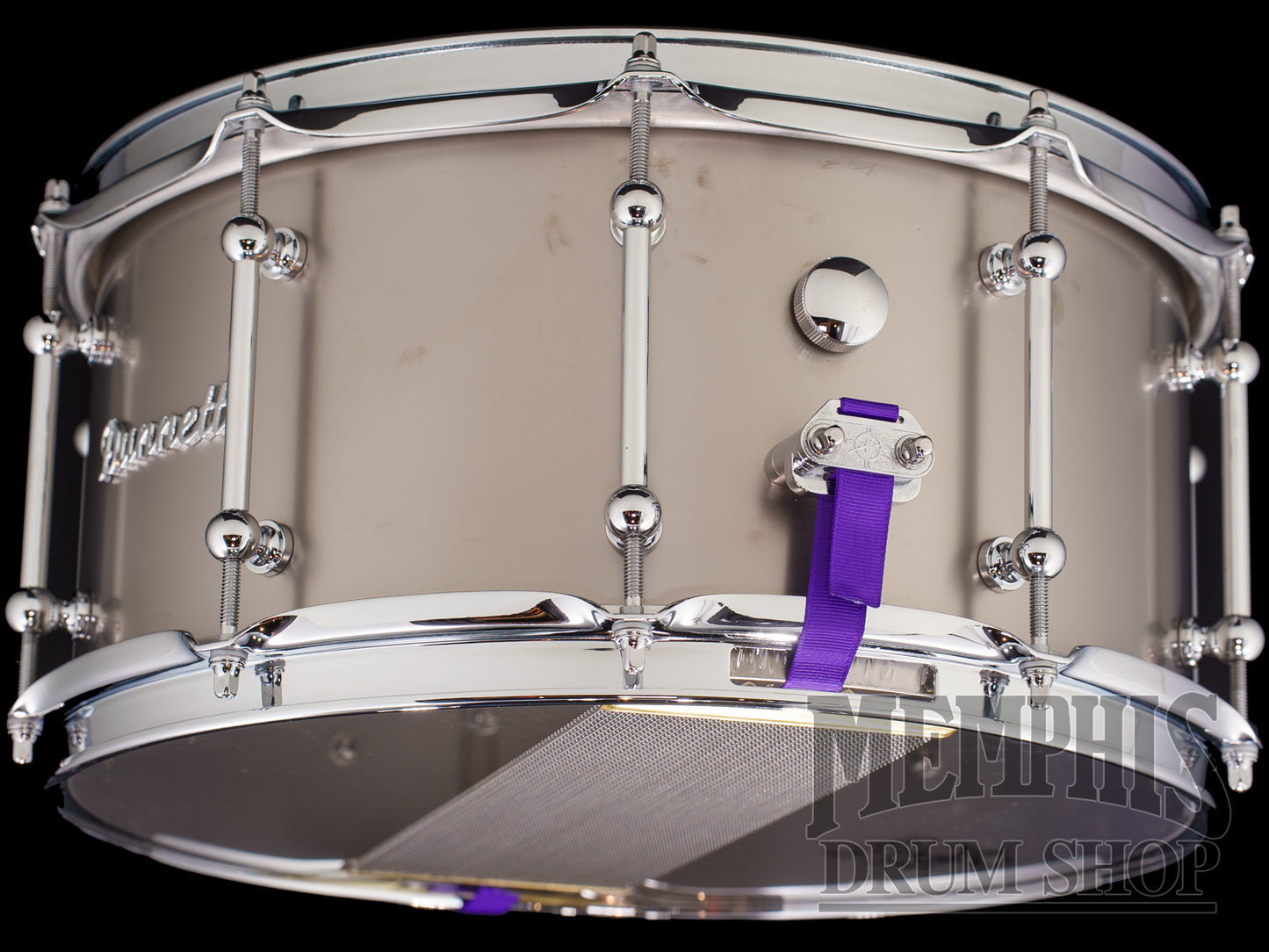 Dunnett Classic 14x7.0 Titanium Snare Drum with 10 Lugs - Raw