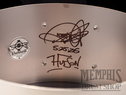 Dunnett Classic 14x7.0 Titanium Snare Drum with 10 Lugs - Raw