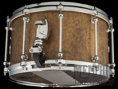 Dunnett Classic 14x8 Model K Kast Bronze Snare Drum with Die-Cast Hoops - Lucky Penny Patina