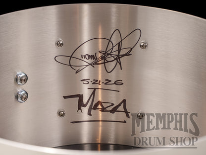 Dunnett Classic 14x8.0 Stainless Steel Snare Drum with Black Chrome Hardware - Polished