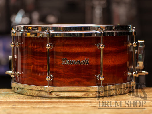 Used 14x6.5 Dunnett Monoply Mahogany